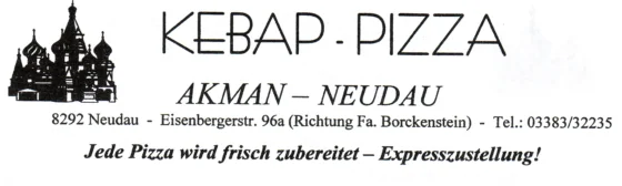 Kebap-Pizza Akman